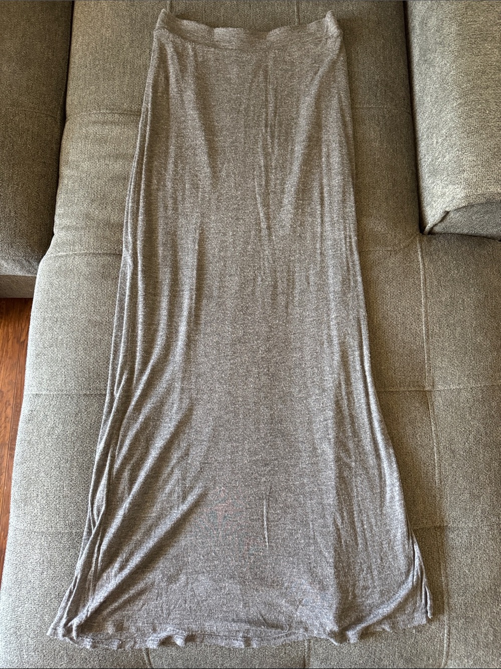 Bobeau Gray Maxi Skirt